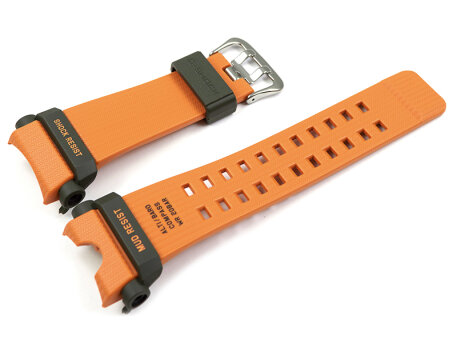 Genuine Casio Orange Resin Watch Strap for GG-B100-1A9