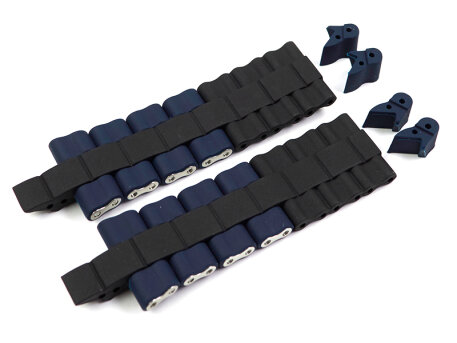 Festina Black and Dark Blue Replacement Strap for F16659/2 F16659/C 