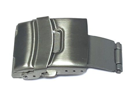 Brushed stainless steel Deployment Clasp