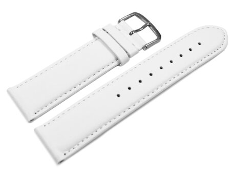 Watch strap - Genuine Italy leather - Soft padded - white