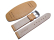 Watch band - Genuine grained leather - with Pad - brown