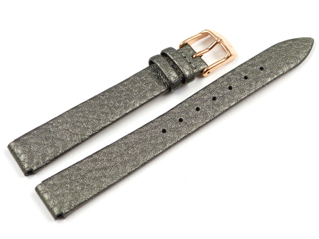 Lotus Grey Leather Watch Strap for 18342/2 18342