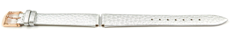 Lotus Silver-Coloured Leather Watch Strap for 18342/1 18342