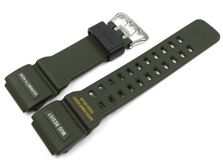 Casio Mudmaster Olive Green Resin Watch Strap GSG-100-1A3 GSG-100-1 GSG-100