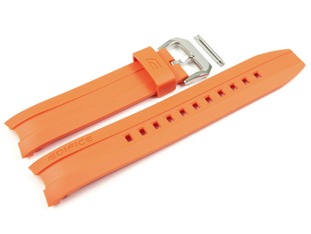 Genuine Casio Orange Resin Watch Strap Casio EFM-502-1A4V...