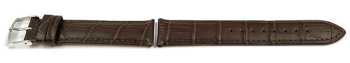 Brown Croc Grained Leather Watch Strap Festina for F16873...