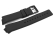 Genuine Lotus Black Rubber Watch Strap for 10102