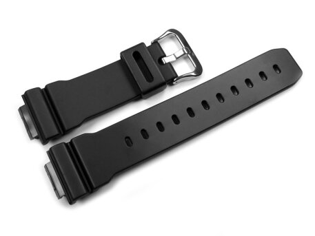Genuine Casio Black Resin Watch Strap for DW-6900BBA-1 DW-6900BBA