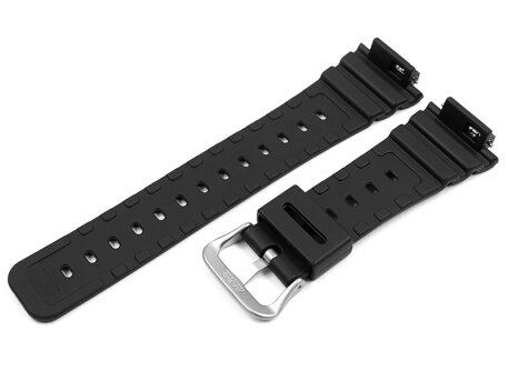 Casio Black Resin Watch Strap with matt-finished stainless steel buckle for GA-2100-1A1 GA-2100THS-1A