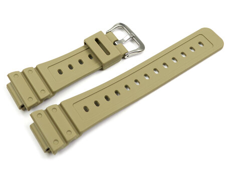 Genuine Casio Military Beige Resin Watch Strap...