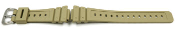 Genuine Casio Military Beige Resin Watch Strap DW-5610SUS-5 DW-5610SUS