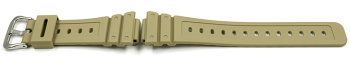 Genuine Casio Military Beige Resin Watch Strap...