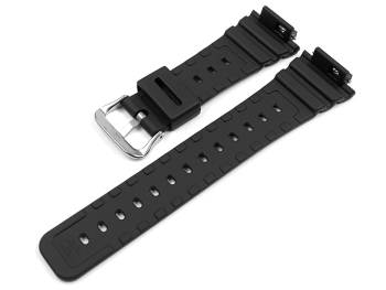 Casio Black Resin Watch Strap with polished stainless steel buckle for GA-2100-1 GA-B2100