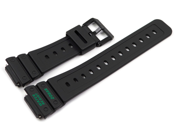 Genuine Casio Black Watch Strap for GA-2100TH-1A GA-2100TH-1 GA-2100TH green letterings