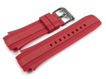 Genuine Lotus Red Rubber Watch Strap for 15791/6 15791