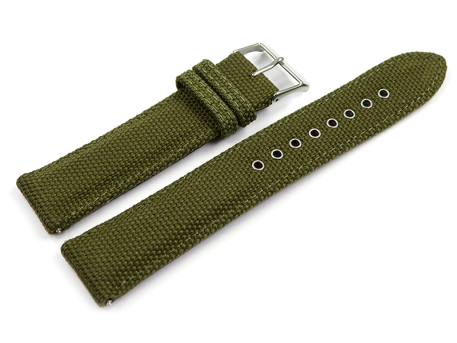 Casio Green Leather Cloth Watch Band for WVA-M630B-3A...