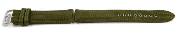 Casio Green Leather Cloth Watch Band for WVA-M630B-3A...