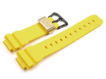 Genuine Casio Yellow Resin Watch Strap for GW-M5630E-9 GW-M5630E