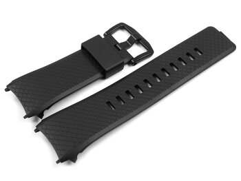 Genuine Casio Replacement Black Resin Watch Strap for WSD-F10