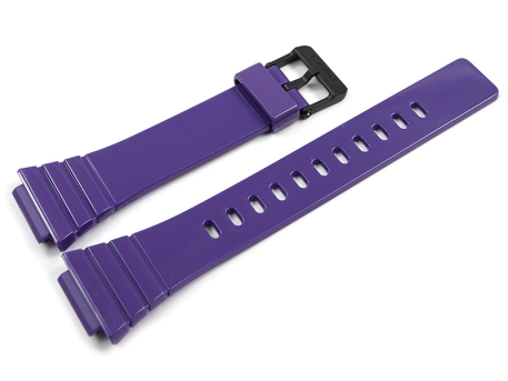 Purple colored Casio Resin Watch Strap for W-215H