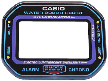 Genuine Casio GLASS for Throwback Edition DW-5600THS-1...