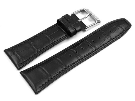 Genuine Lotus Black Leather Watch Strap 18221 suitable for 15536 