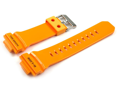 Genuine Casio Replacement Orange Resin Watch Strap for...
