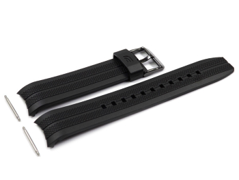 Genuine Casio Black Resin Watch Strap EFR-556PB-1 EFR-556PB EFR-556PB-1AV