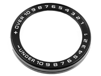 Gulfmaster Indicator Bezel for GWN-1000B-1A GWN-1000NV-2A Black Stainless Steel with bright lettering