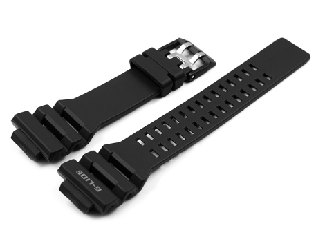 Genuine Casio G-Lide Black Resin Replacement Watch Strap...