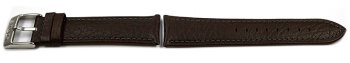 Genuine Lotus Dark Brown Leather Watch Strap for 15856/4...