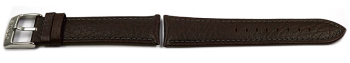 Genuine Lotus Dark Brown Leather Watch Strap for 15856/4 15856