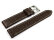 Festina Watch Strap F16135/B suitable for F16136 Croc Grained Dark Brown Leather Replacement Strap