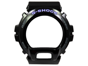 Casio DW-6900SC-1 DW-6900SC Black Resin Bezel purple...