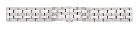 Metal watch band - Butterfly - Solid - polished and brushed