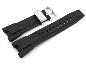 Casio Black Resin Carbon Pattern Inside Blue Watch Strap...