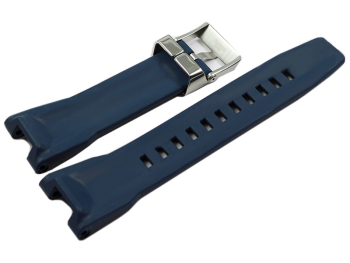 Casio Black Resin Carbon Pattern Inside Blue Watch Strap GST-B100XA-1