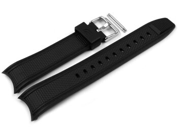 Genuine Casio Replacement Black Resin Watch Strap EFR-566PB-1 EFR-566PB