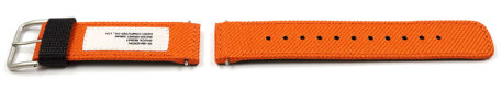 Genuine Casio Replacement Orange Cloth Watch Strap for GA-900C-1A4