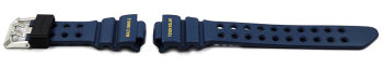 Genuine Casio Blue Resin Watch Strap GWF-A1000-1A2
