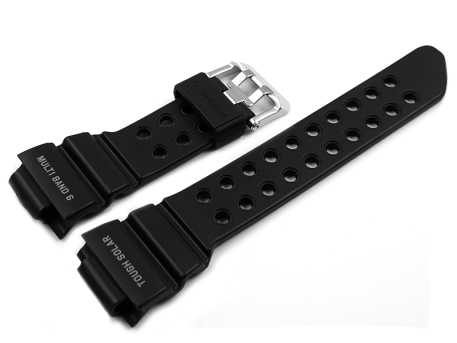 Casio Frogman Black Resin Watch Strap GWF-A1000-1A GWF-A1000-1AER Light Grey Lettering 