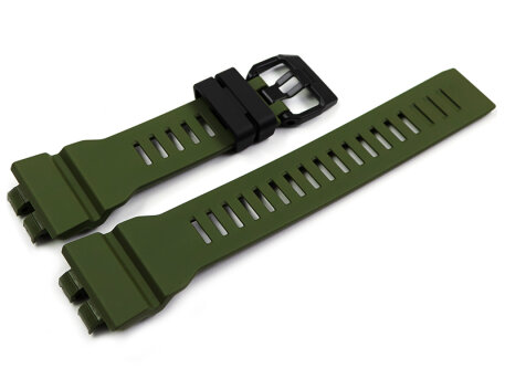 Genuine Casio Green Resin Watch strap GBD-800UC-3...