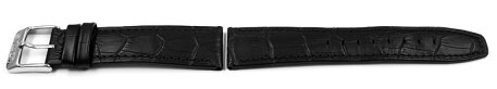 Lotus Black Leather Croc Grained Watch Strap for 18223 suitable for 15602 