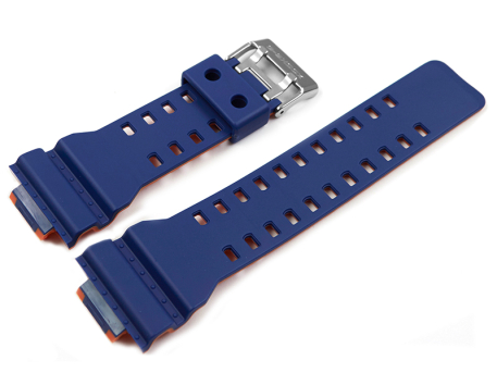 Genuine Casio Blue Resin Watch strap for GA-100L-2A...