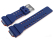 Genuine Casio Blue Resin Watch strap for GA-100L-2A GA-100L-2