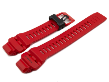 Casio G-Squad Red Resin Watch Strap for GBD-H1000-4...