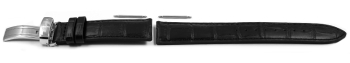 Casio Replacement Black Leather Watch Strap for EFR-510L EFR-510L-1AV