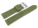 Watch strap Khaki Veluro leather without padding 18mm 20mm 22mm 24mm