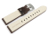 Dark Brown Leather Watch Strap Miami without padding 20mm 22mm 24mm 26mm