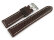 Dark Brown Leather Watch Strap Miami without padding 26mm